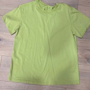 Lululemon citron tee all yours shirt size 6